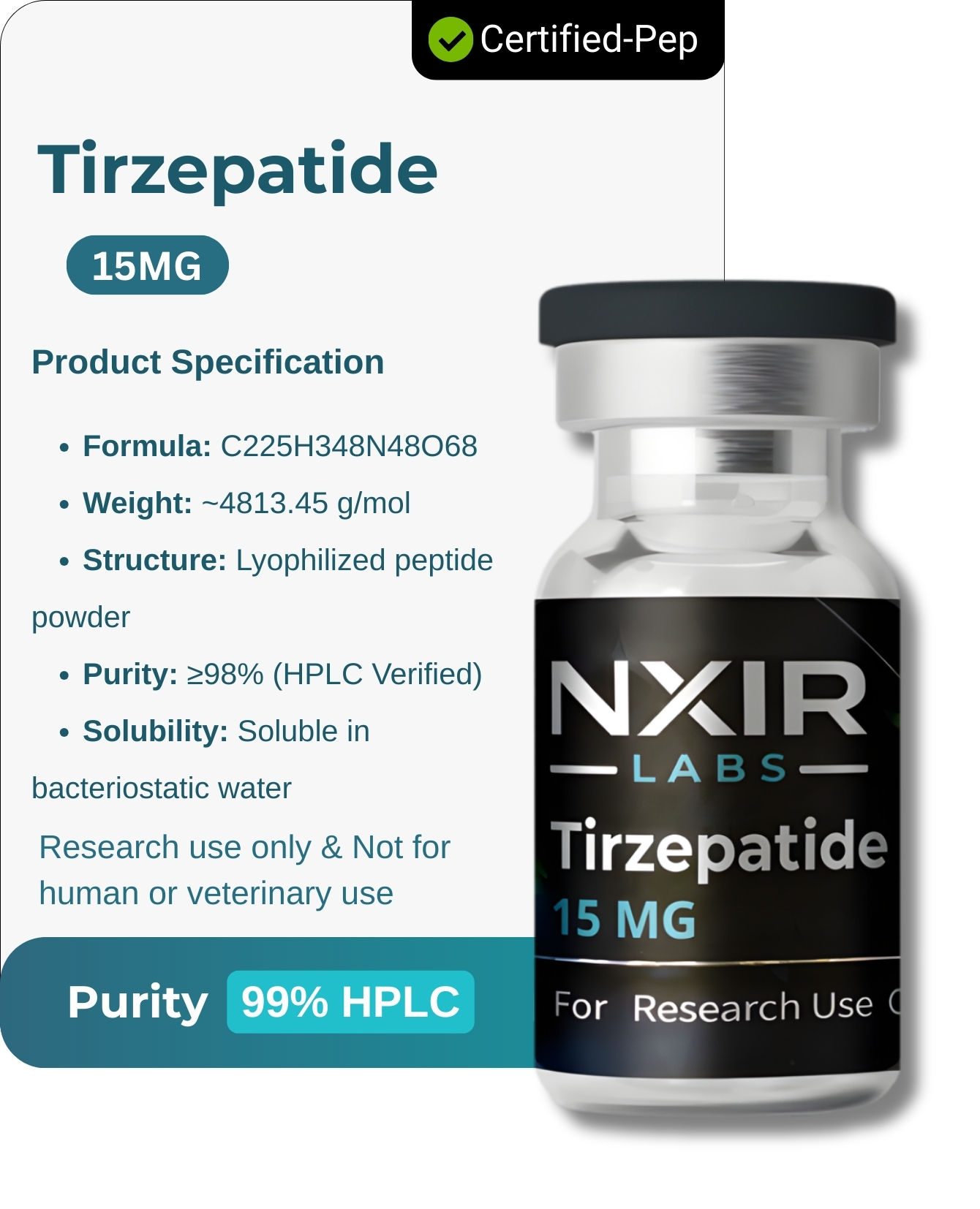 Tirzepatide (Tirz) 15mg